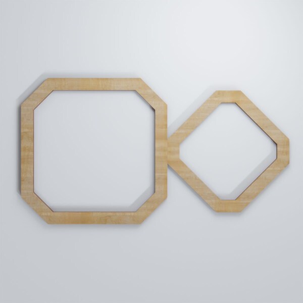 Ekena Millwork Small Lockhart Decorative Fretwork Wood Wall Panels, Hickory, 19 3/8"W x 11 3/8"H x 3/8"T - WALW12X12X0375LKHHI