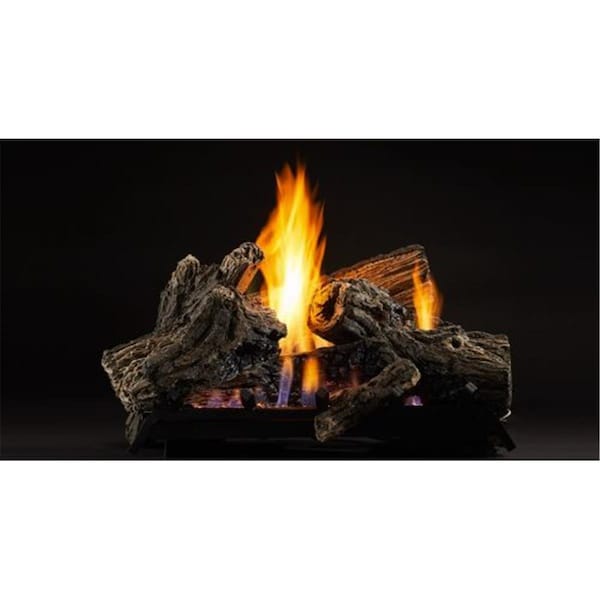 Monessen 27 in. Mojo Burncrete Refractory Log Set for MJ22 Burner - 8 Piece - MOJO27-R