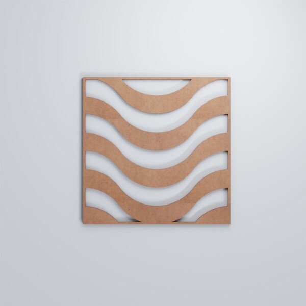 Ekena Millwork Medium Parker Decorative Fretwork Wood Wall Panels, Wood (Paint Grade), 15 3/8"W x 15 3/8"H x 3/8"T - WALW16X16X0375PKRMF