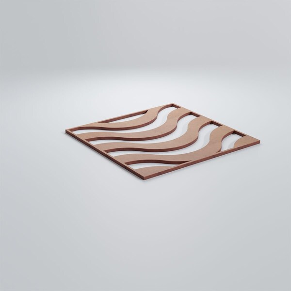 Ekena Millwork Medium Parker Decorative Fretwork Wood Wall Panels, Wood (Paint Grade), 15 3/8"W x 15 3/8"H x 3/8"T - WALW16X16X0375PKRMF