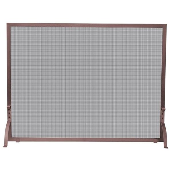 Uniflame Uniflame S-1301 Single Panel Antique Copper Finish Screen - S-1301