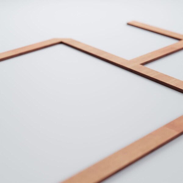 Ekena Millwork Large Burnett Decorative Fretwork Wood Wall Panels, Cherry, 43 7/8"W x 23 3/8"H x 3/8"T - WALW24X24X0375BURCH