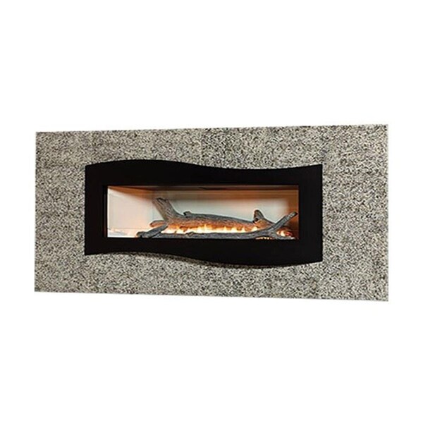 Empire Boulevard Linear Vent Free Natural Gas Fireplace with IP Barrier Screen - VFLB48FP90N