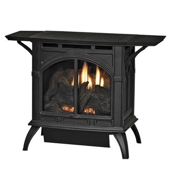 Empire 20000 BTU Millivolt Contour Buner Log Set - Natural Gas, Matte Black - VFD20CC30FN
