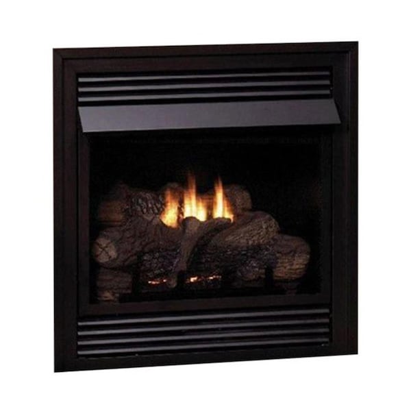 Empire 26 in. Natural Gas Millivolt Fireplace with Cherry Mantel - VFD26FM30CN