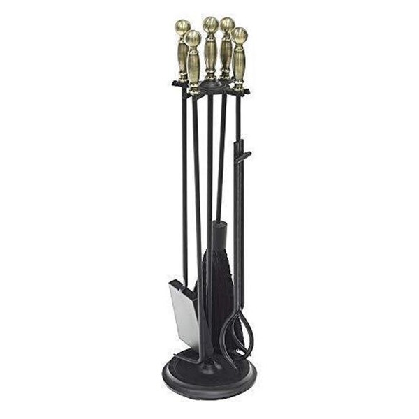 Achla Designs Achla WR-45AB Chelmsford Tool Set; Antique Brass & Black - WR-45AB