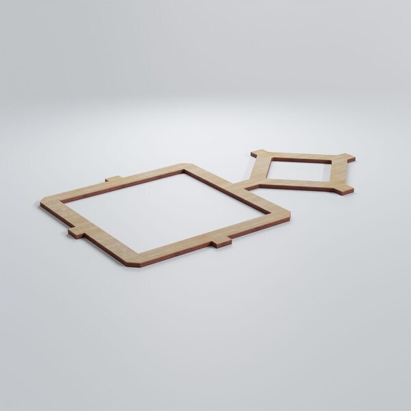 Ekena Millwork Medium Arcadia Decorative Fretwork Wood Wall Panels, Birch, 26 7/8"W x 15 3/8"H x 3/8"T - WALW16X16X0375ARCBI