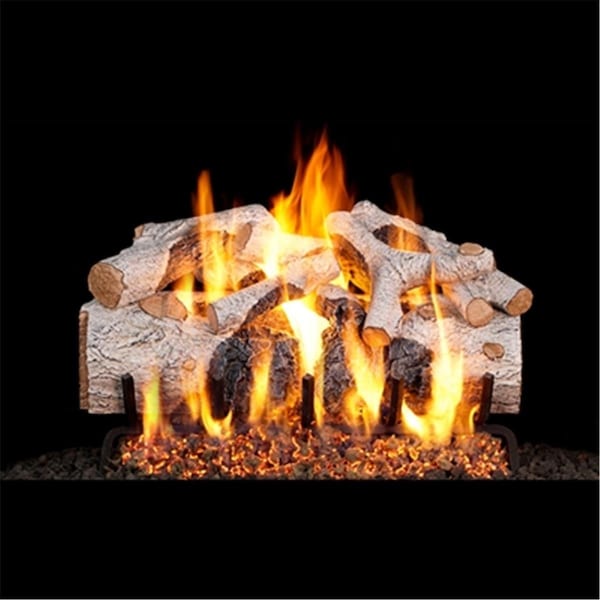 Cunningham Gas Products Real Fyre  24 in. Charred Mountain Birch Vented Log Set - CHMBW-24