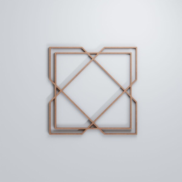 Ekena Millwork Small Kiowa Decorative Fretwork Wood Wall Panels, Wood (Paint Grade), 11 3/8"W x 11 3/8"H x 3/8"T - WALW12X12X0375KWAMF