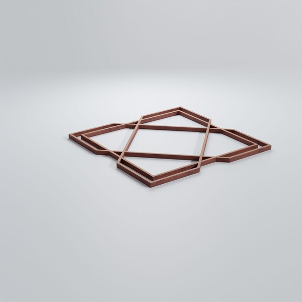 Ekena Millwork Small Kiowa Decorative Fretwork Wood Wall Panels, Wood (Paint Grade), 11 3/8"W x 11 3/8"H x 3/8"T - WALW12X12X0375KWAMF