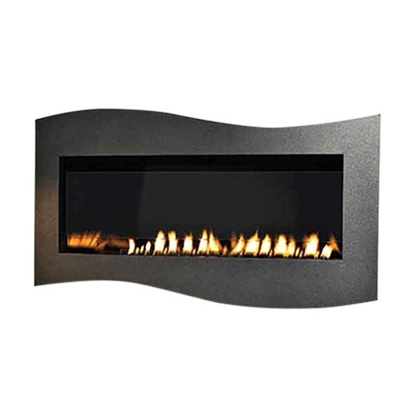 Empire Natural Gas MV Contemporary Linear Vent-Free Fireplace with Barrier - VFLB36FP30N