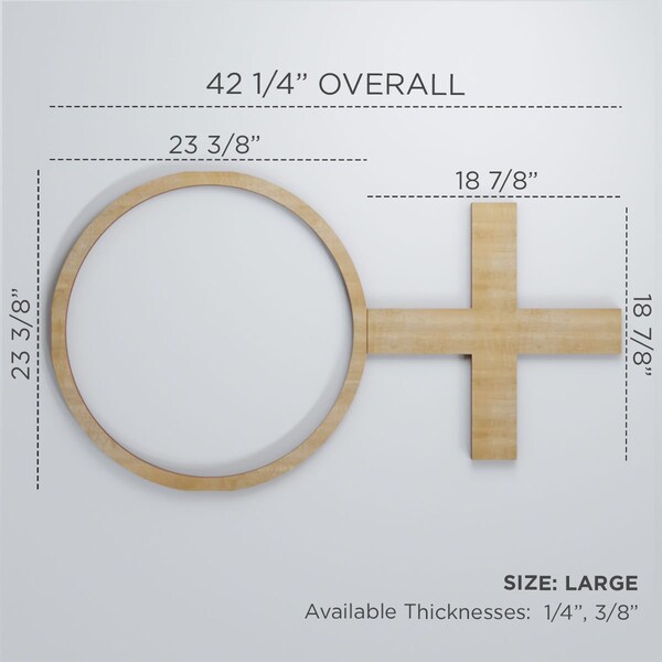 Ekena Millwork Large Chesterfield Decorative Fretwork Wood Wall Panels, Birch, 42 1/4"W x 23 3/8"H x 3/8"T - WALW24X24X0375CHFBI