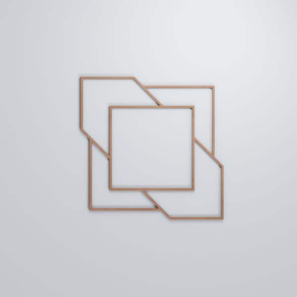 Ekena Millwork Large Monument Decorative Fretwork Wood Wall Panels, Wood (Paint Grade), 23 3/8"W x 23 3/8"H x 3/8"T - WALW24X24X0375MMTMF