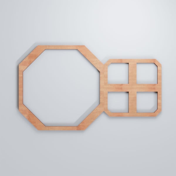 Ekena Millwork Small Johnston Decorative Fretwork Wood Wall Panels, Cherry, 19 1/8"W x 11 3/8"H x 3/8"T - WALW12X12X0375JHNCH