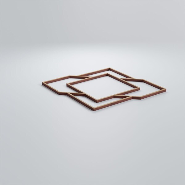 Ekena Millwork Small Monument Decorative Fretwork Wood Wall Panels, Birch, 11 3/8"W x 11 3/8"H x 3/8"T - WALW12X12X0375MMTBI