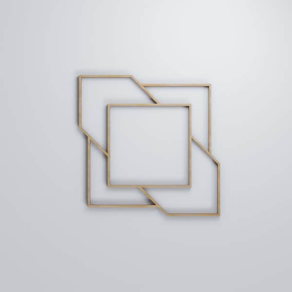 Ekena Millwork Small Monument Decorative Fretwork Wood Wall Panels, Birch, 11 3/8"W x 11 3/8"H x 3/8"T - WALW12X12X0375MMTBI
