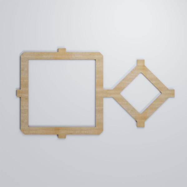 Ekena Millwork Large Arcadia Decorative Fretwork Wood Wall Panels, Birch, 40 7/8"W x 23 3/8"H x 3/8"T - WALW24X24X0375ARCBI
