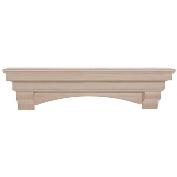 Pearl Mantels 48 In. The Auburn Shelf Or Mantel Shelf, Unfinished - 495-48