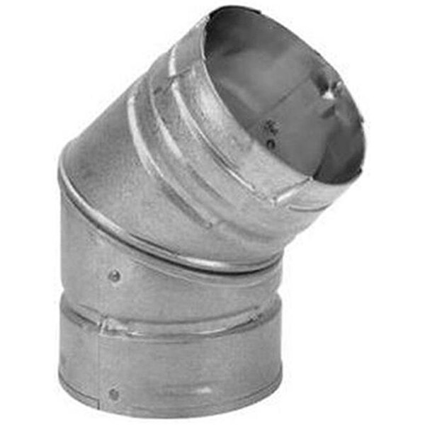 Duravent Duravent 3PVL-E45R 3 in. Vent 45 Degree Elbow - 182924