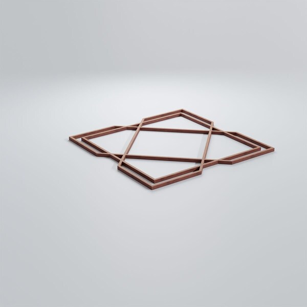 Ekena Millwork Medium Kiowa Decorative Fretwork Wood Wall Panels, Wood (Paint Grade), 15 3/8"W x 15 3/8"H x 3/8"T - WALW16X16X0375KWAMF