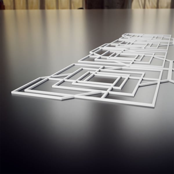 Ekena Millwork Large Norwood Decorative Fretwork Wall Panels in Architectural Grde PVC, 23 3/8"W x 23 3/8"H x 3/8"T - WALP24X24NWD