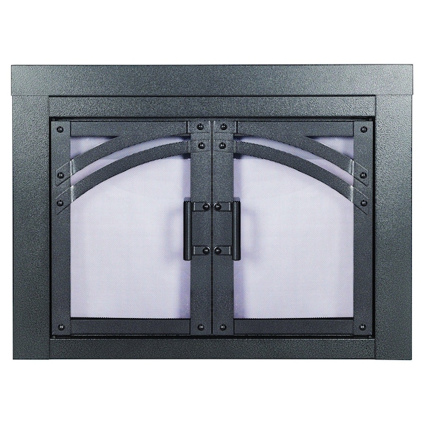 Fireplace Glass Doors Axel Large Glass Door - AX-1302