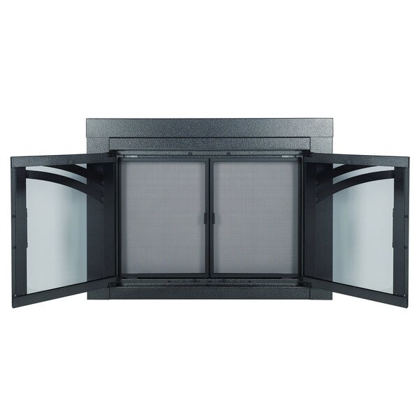 Fireplace Glass Doors Axel Large Glass Door - AX-1302
