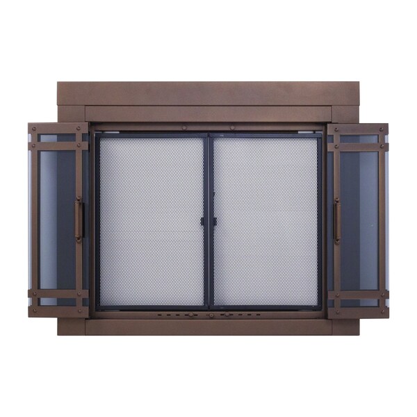 Fireplace Glass Doors Aerin Large Oil Burnished Bronze - AE-1702BB