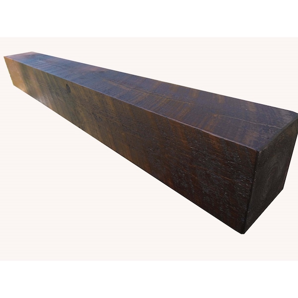 Creative Hardwoods Rustic Rough Sawn Barn Beam Mantel 6Hx6Dx72L Finished - 6672F