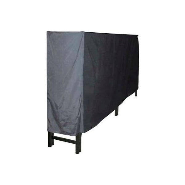 Dyna-Glo Pleasant Hearth 8' Heavy Duty Log Storage Rack with Full Cover Weather-Resistant - LS938-96LC-K