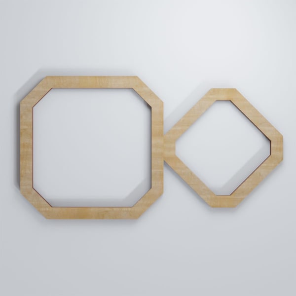 Ekena Millwork Extra Small Lockhart Decorative Fretwork Wood Wall Panels, Birch, 12 5/8"W x 7 3/8"H x 3/8"T - WALW08X08X0375LKHBI