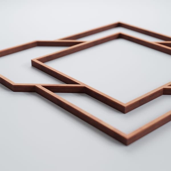 Ekena Millwork Small Monument Decorative Fretwork Wood Wall Panels, Cherry, 11 3/8"W x 11 3/8"H x 3/8"T - WALW12X12X0375MMTCH