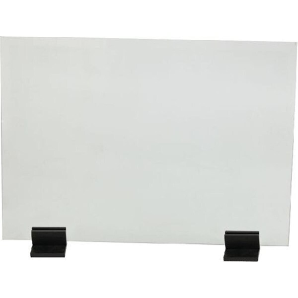 Dagan Pair of Glass Screen Bases, Black - AH-GS-BLK