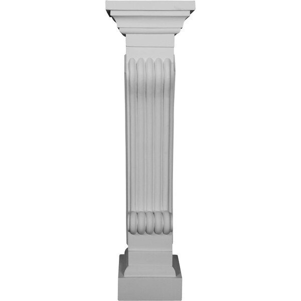 Ekena Millwork 11 7/8"W x 12 3/4"D x 41 3/4"H Queenstown Surround - SUR42X12X13QU