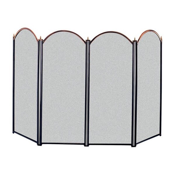 Dare2Decor 15106 48 in. x 32 in. Antique Brass Fireplace Screen - DA2191014