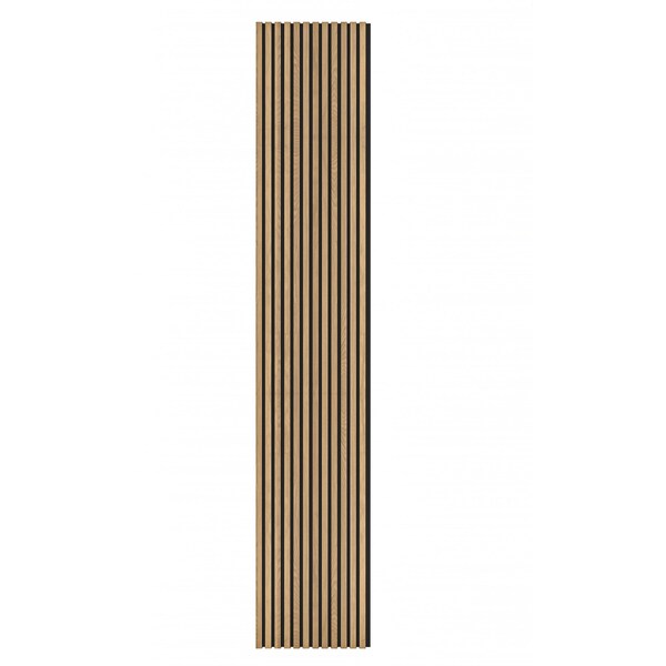 Ejoy Acoustic Vinyl Wall Cladding Siding Panel, 94.5 in. x 4.8 in. x 0.5 in., 4PK - VWC_G1217B-002B