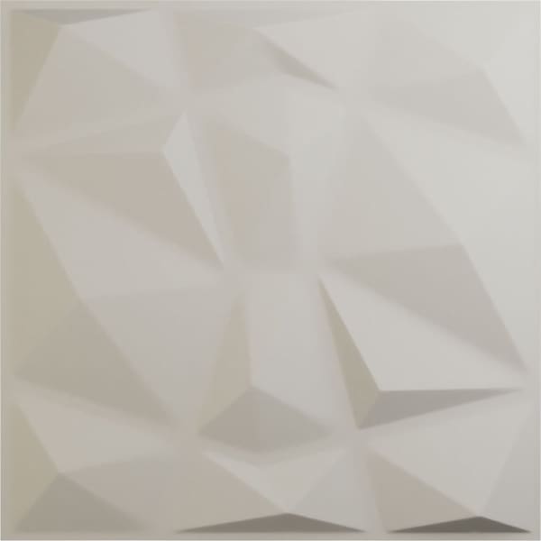 Ekena Millwork 19 5/8in. W x 19 5/8in. H Niobe EnduraWall Decorative 3D Wall Panel Covers 2.67 Sq. Ft. - WP20X20NIGBW
