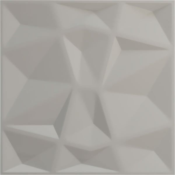 Ekena Millwork 19 5/8in. W x 19 5/8in. H Niobe EnduraWall Decorative 3D Wall Panel Covers 2.67 Sq. Ft. - WP20X20NIGBW