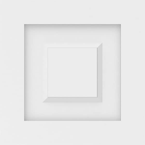 Ekena Millwork Harrison Raised Panel Decorative Wall Panel, 12"W x 12"H x 5/8"P - WALP12X12X062HAR