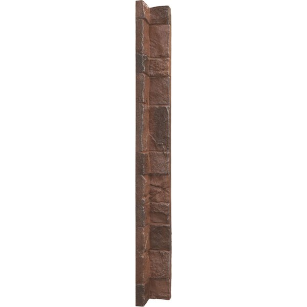 Ekena Millwork Universal Inside Corner for StoneWall Faux Stone Siding Panels - PNUIC03X48YT