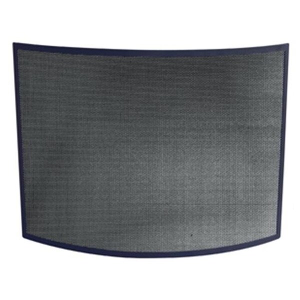 Uniflame Uniflame S-1667 SINGLE PANEL CURVED BRONZE WROUGHT IRON SCREEN - S-1667