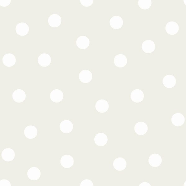 Manhattan Comfort Houilles Jubilee Silver Dots 33 ft L X 209 in W Wallpaper - BR4060-347513