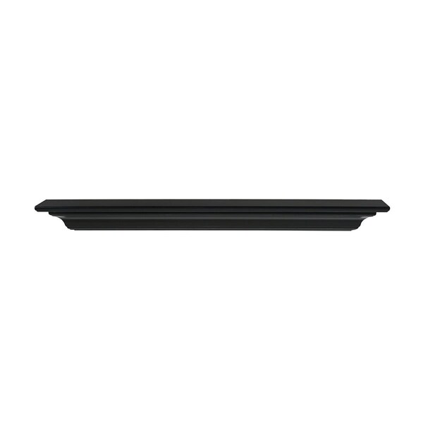 Pearl Mantels 48 In. The Crestwood Shelf Or Mantel Shelf - Medium Density Fiberboard, Black Paint - 618-48B
