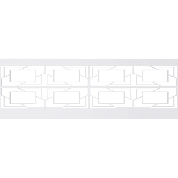 Ekena Millwork 32"H x 94 1/2"W Monument PVC Wainscot Paneling Kit - WPK32X94MMT