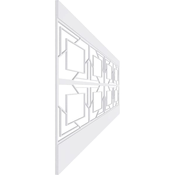 Ekena Millwork 32"H x 94 1/2"W Monument PVC Wainscot Paneling Kit - WPK32X94MMT