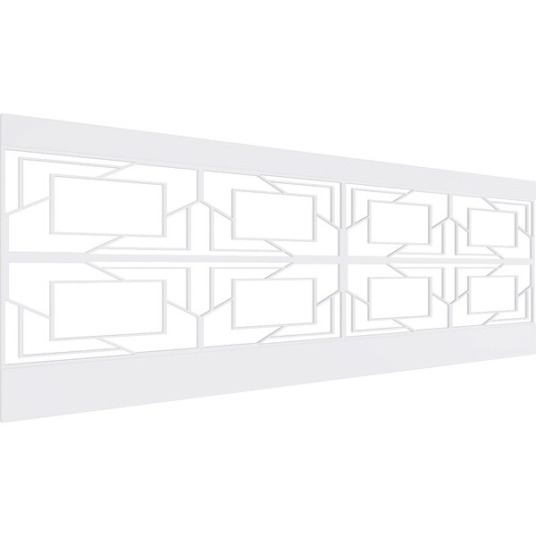 Ekena Millwork 32"H x 94 1/2"W Monument PVC Wainscot Paneling Kit - WPK32X94MMT