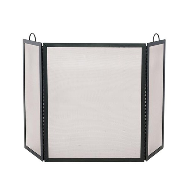 Uniflame UniFlame S-1505 3 Fold Black Wrought Iron Large Screem - S-1505