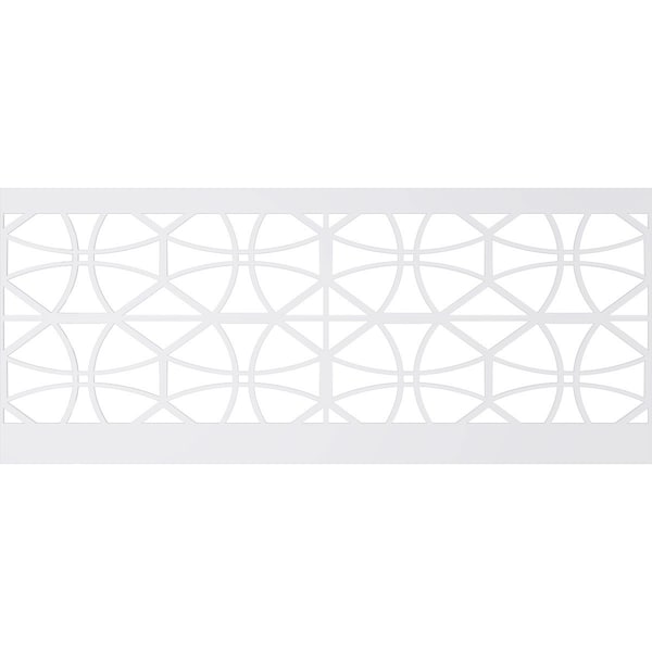 Ekena Millwork 40"H x 94 1/2"W Haswell PVC Wainscot Paneling Kit - WPK40X94HWL