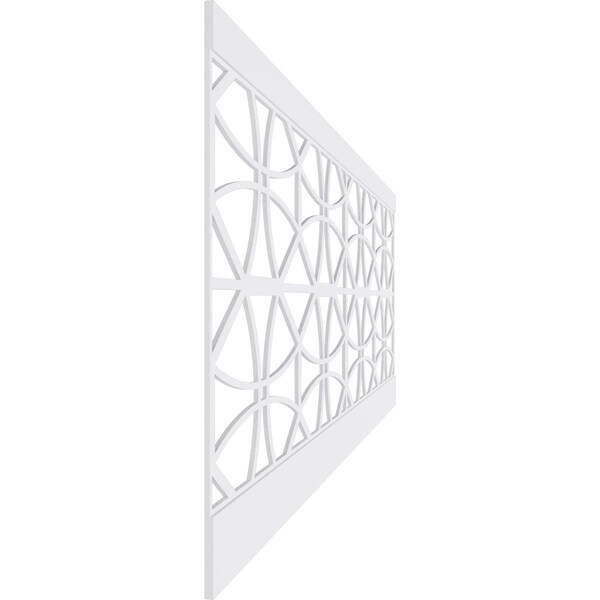 Ekena Millwork 40"H x 94 1/2"W Haswell PVC Wainscot Paneling Kit - WPK40X94HWL
