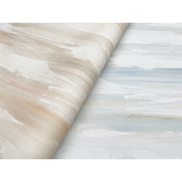 York Wallcoverings On The Horizon Blue and Yellow Wallpaper - AG2010